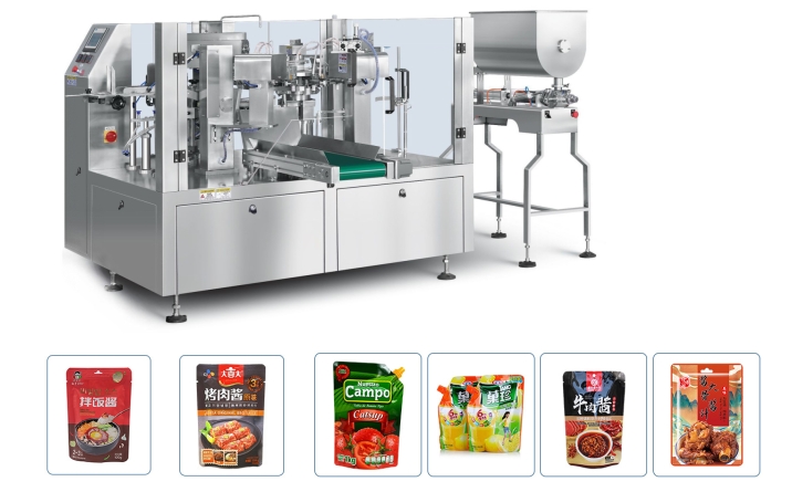 熱灌裝醬料對給袋式包裝機的要求