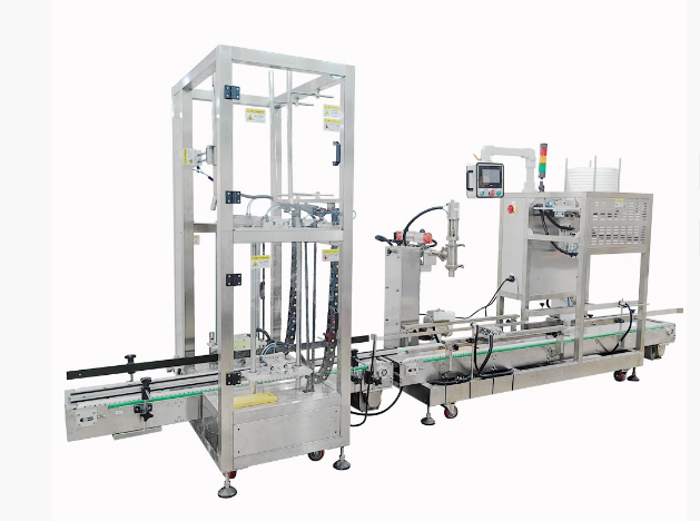 河北奧羽全自動(dòng)桶裝液體稱重灌裝線的功能原理