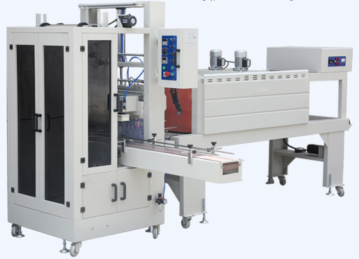 礦泉水/塑料罐自動套膜收縮包裝機