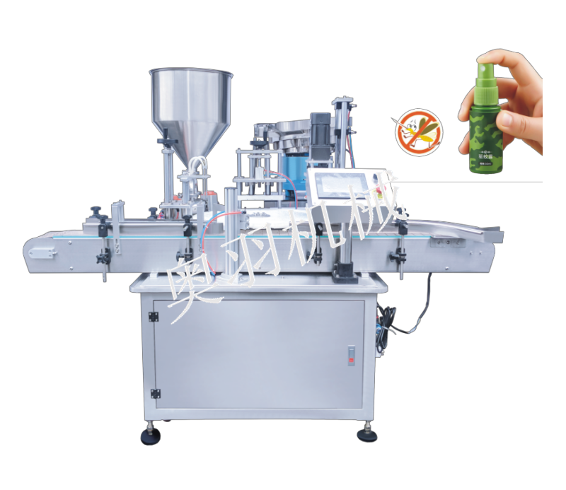 AY-160L花露水瓶灌裝旋蓋一體機(jī)_http://www.lntfjy.com_產(chǎn)品中心_第1張