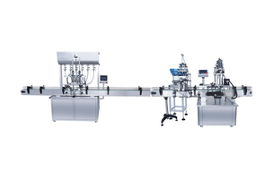 六頭液體自動灌裝旋蓋生產(chǎn)線